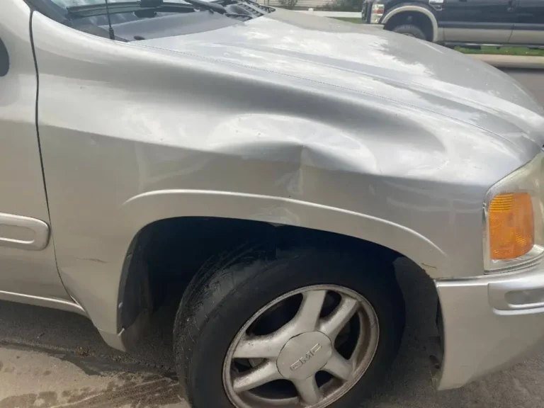car with dent