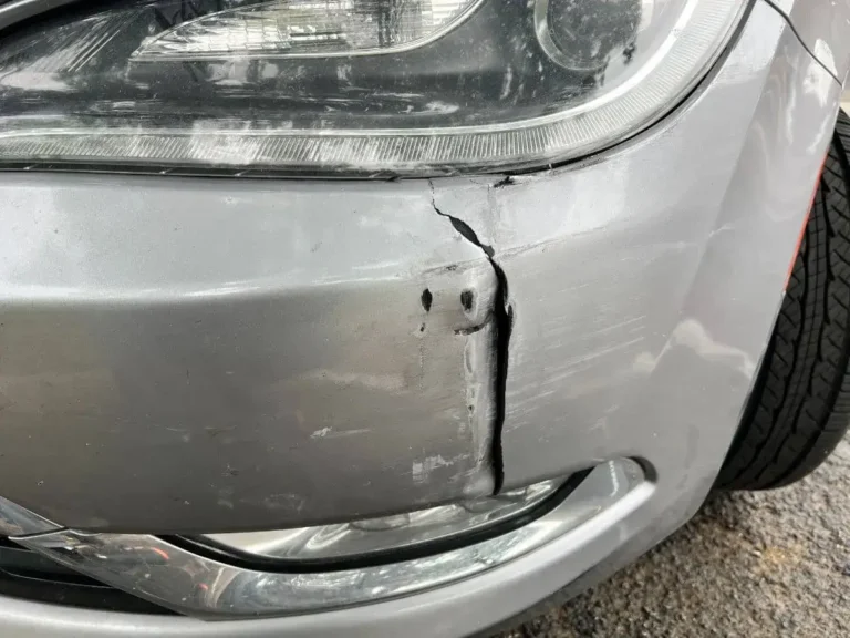 car with scratch
